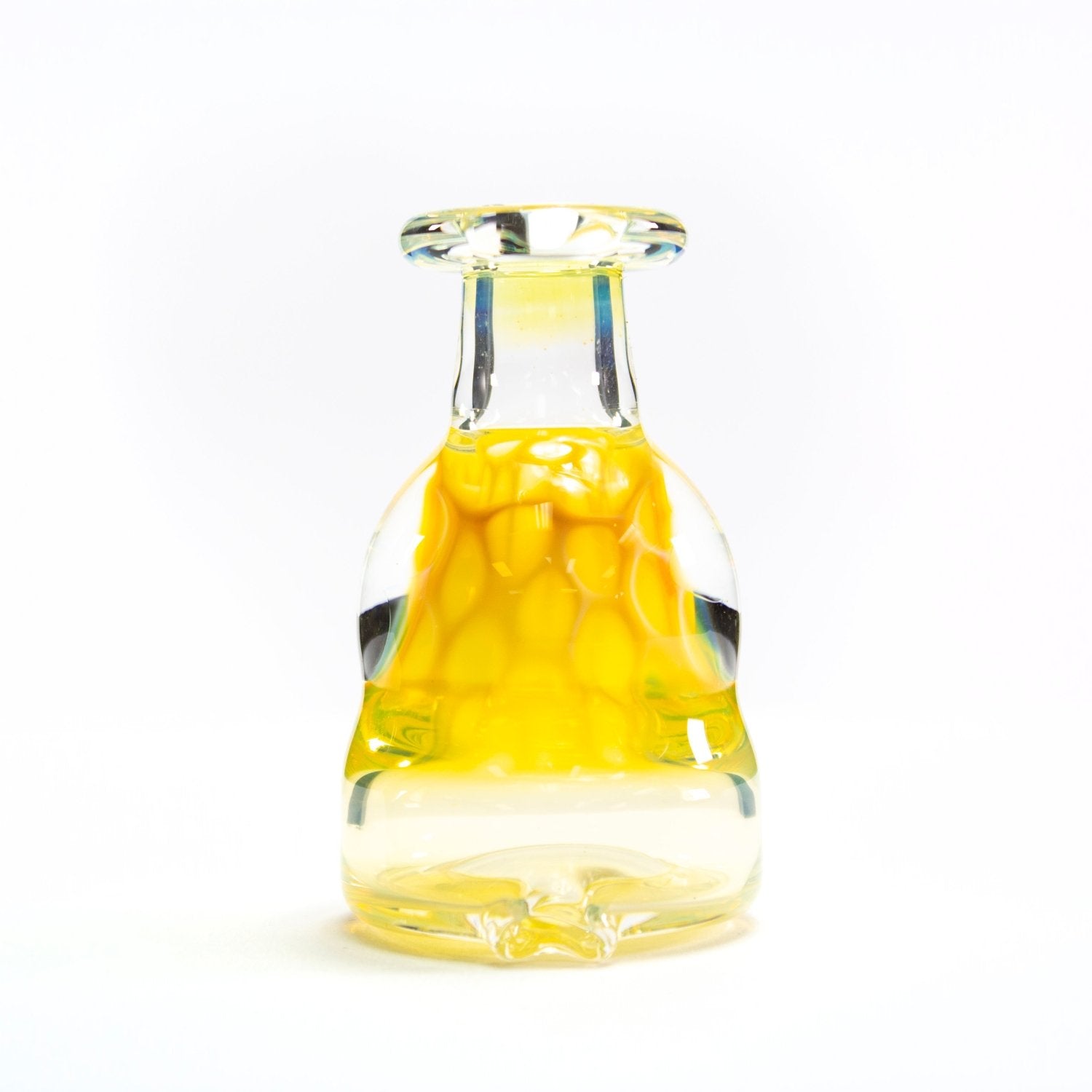 Catfish Glass Fumed Lip Honeycomb Dry Top CAF19 Vaporizer Attachments | Planet Caravan